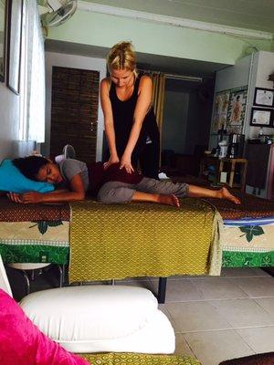 Thai massage