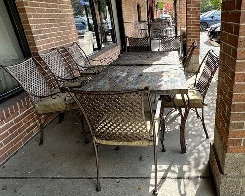 Outdoor seating