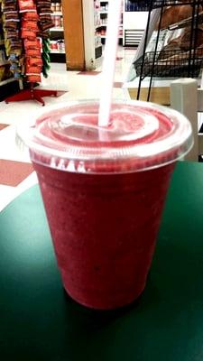 Mixed berry smoothie.