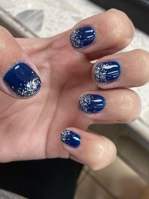 New Years manicure