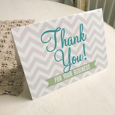 My experience was great and then I get this cute thank you card in the mail from them. Nice personal touch, I loved it!