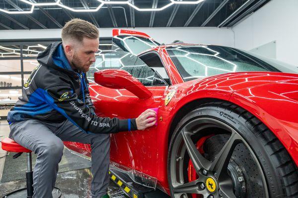 Ferrari 458 Italia - Full Vehicle Clear Bra PPF, Tint, and Ceramic Coating