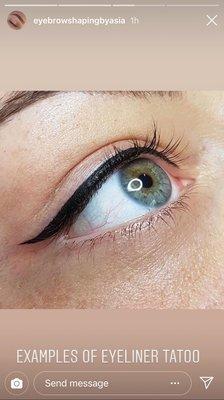 Eyeliner tattoos