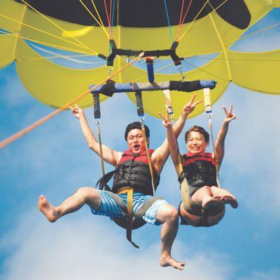 Tandem Parasail rides!