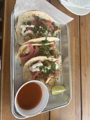 Chicken street tacos