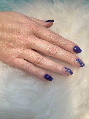 Beautiful blues by Tina