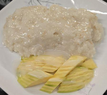 Mango with sticky rice