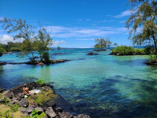 One of several beautiful spots at Carlsmith Beach Park.