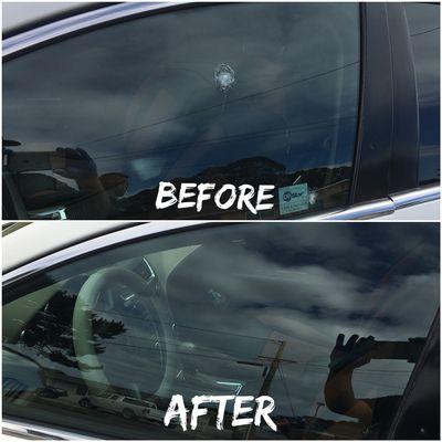 Door glass replacement