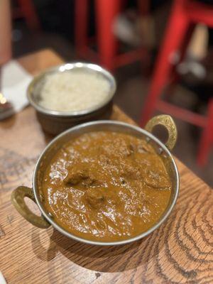 Special HZ Curry with Lamb (~$18)