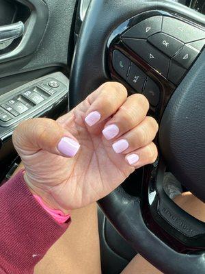 Gel polish over natural nails