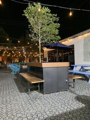 Outdoor seating