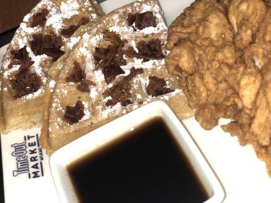 Chicken and waffles