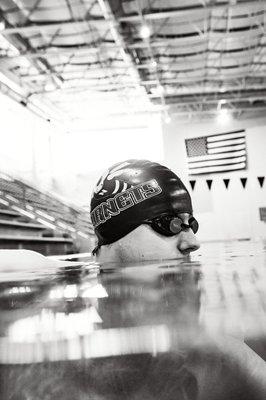 St Charles Senior boy swimming photo