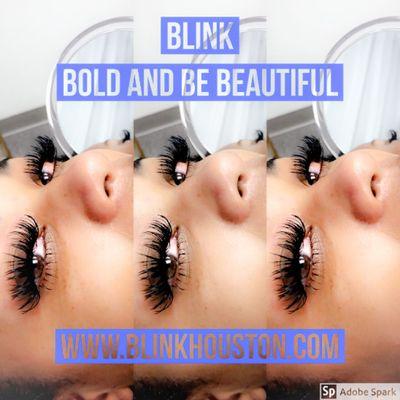 Blink bold and be Beautiful