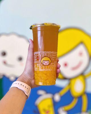 Mango Boba Green Tea