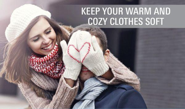 Keep your scarves and mittens as soft as the day you bought them