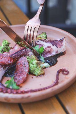 Charred Spanish Octopus Food IG: @nomswithsabs