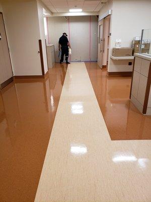 Our team comes out and does a wonderful job, transforming your floors with a brand new shine that lasts for months