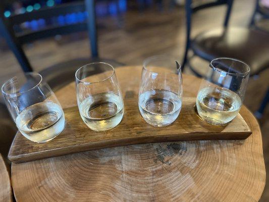 White wine flight