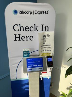 Express checkin with your drivers license