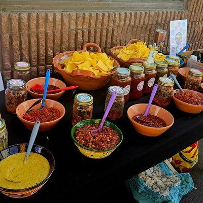 Catered a salsa tasting for an employee Appreciation event