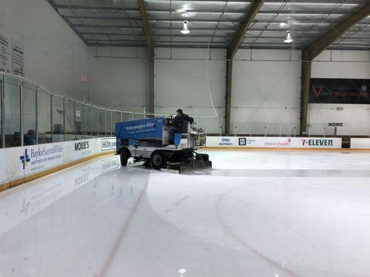 Zamboni in action