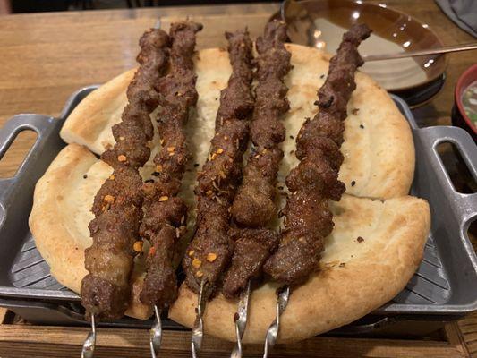 BS2 - Lamb Skewers w/ naans