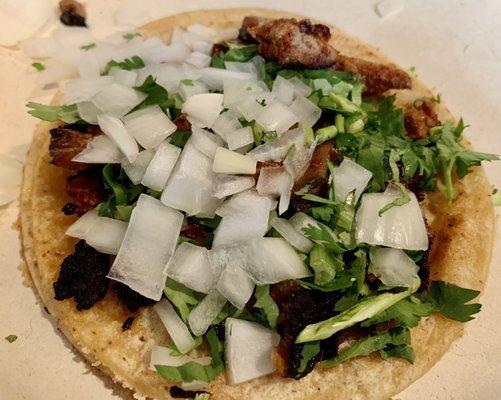 Al Pastor Taco ($3.50)- 3/5 stars