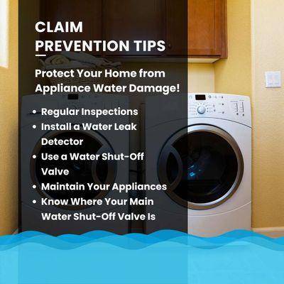 Water damage from appliances can cause major headaches. Here are tips to help you avoid costly claims and keep your home safe.(724) 588-5900