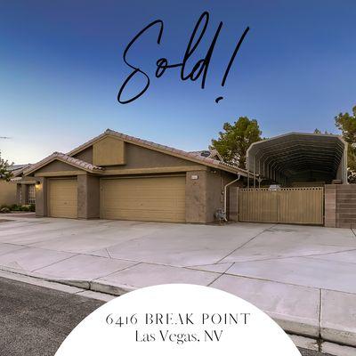 Sold Property in Las Vegas