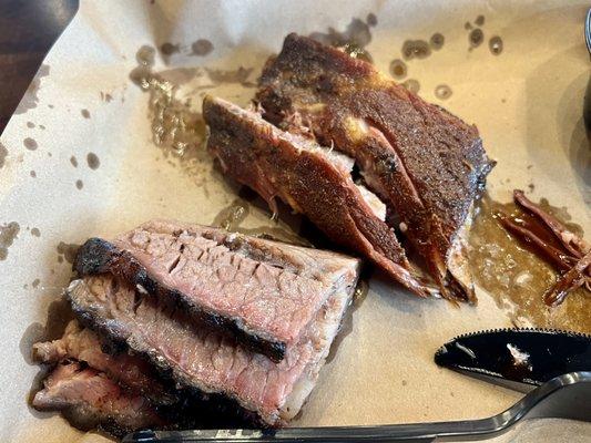 Brisket and Ribs (Meat Sampler)