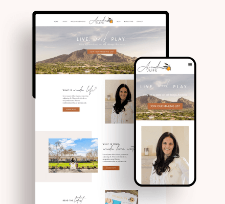 We designed a custom WordPress website for Arcadia Life's online presence as well as a place to feature their newsletters.