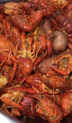 Crawfish - loved it! Great spice