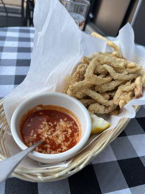 The best eggplant fries and marinara