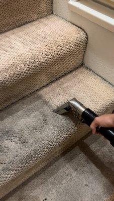 Steam cleaning steps (including pretreatments and agitation)