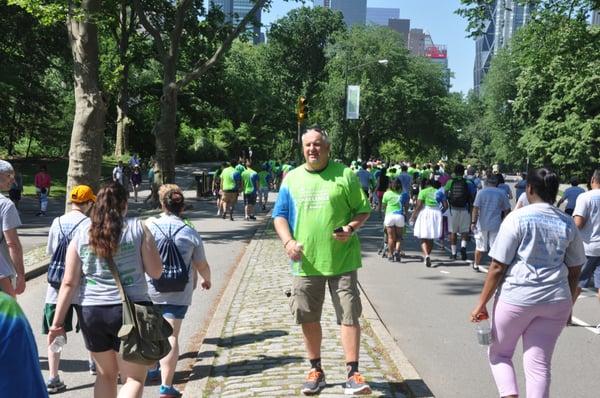 Our CEO cheering on the troops at our YAI fundraiser