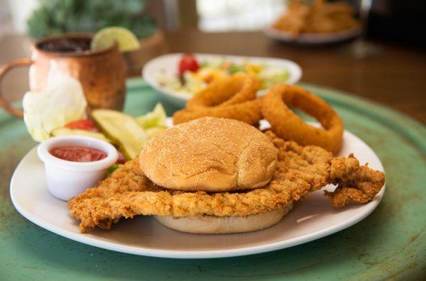 Delicious lunch entrée - Breaded Tenderloin