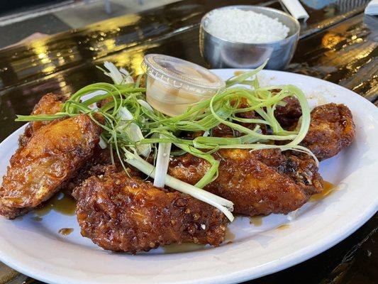 Korean fried chicken wings