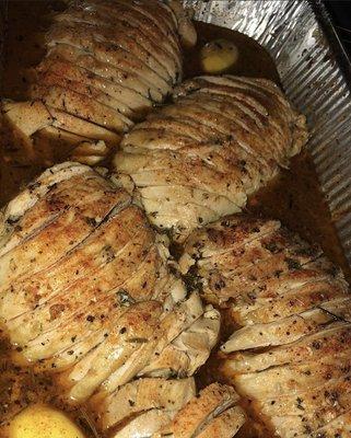 Oven roasted Rosemary & Lemon Turkey Breast