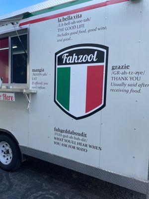 Fahzool food truck here tonight