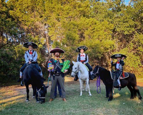 The 3 Amigos and El Guapo (Halloween 2019)