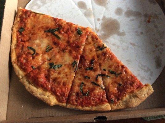 Not Authentic Margherita Pizza (greasy/soggy)