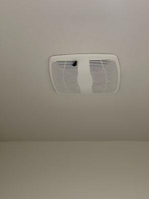 Cockroach coming through exhaust fans