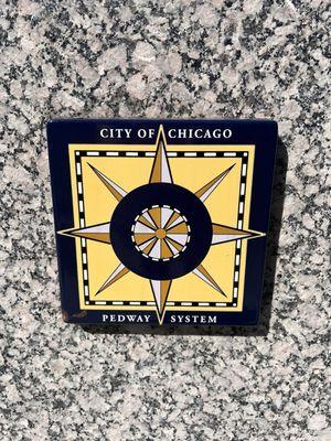 Symbol of the Chicago Pedway