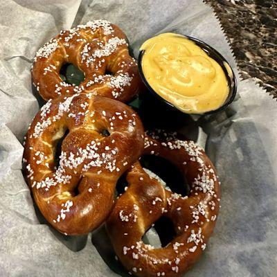 Bavarian Pretzels and Beer Cheese