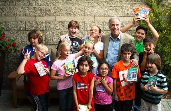 The Fonz at a fun book signing.