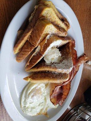 French toast combo with extra French toast.