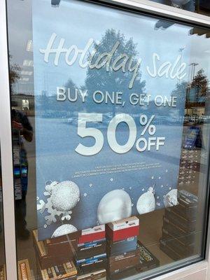 Holiday sale