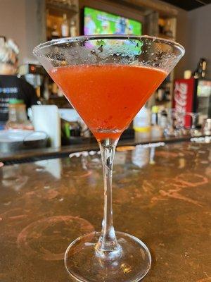 Strawberry Basil Martini